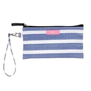 New‎ With Tags Scout Kate Wristlet Oxford Blues Striped Waterproof